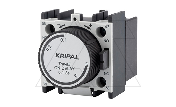 Модуль задержки времени на включение UT-0N, 0.1...3 сек, 1NO+1NC, для UKC(D)-9_95