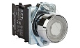 Кнопка плоская PB1S, белая, с фиксацией, с подсветкой без LED, 1NO, 6A 230VAC/24VDC, 22mm, IP65 от интернет-магазина amperkin.by