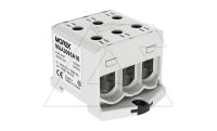 Клемма Morek OTL95-3 серая, 3xAl/Cu 6_95mm², 245(CU)/220(AL)A на клемму, 1000V, винтовые зажимы