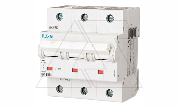 Авт. выключатель PLHT-D50/3, 3P, 50A, хар-ка D, 25kA, 4.5M