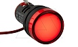 Индикатор светодиодный моноблочный AD116-22DS, красный, LED 110VAC/DC, IP65, 22mm от интернет-магазина amperkin.by