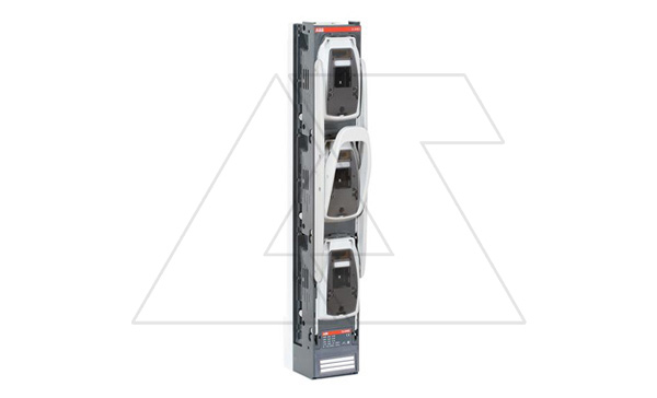 Разъединитель откидной ZLBM3-3P-M12 под предохранители до 630А верт., размер 3, 3P, болты M12