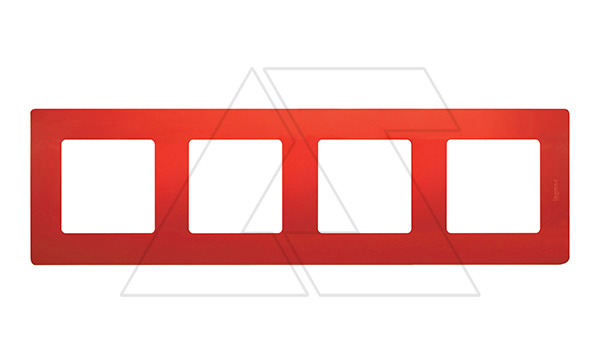 Etika - Рамка 4 поста (красный)