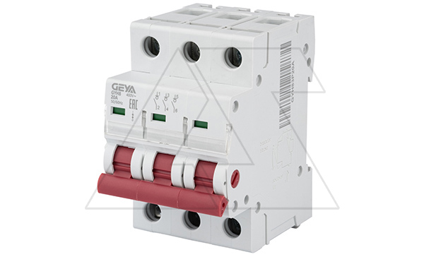 Выключатель нагрузки GYH8-3P-20, 3P, 20A, 3M