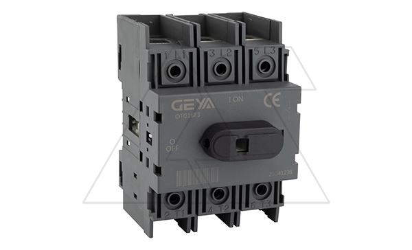 Выкл. нагрузки OTG-16F3, 16A 3P рукоятка спереди