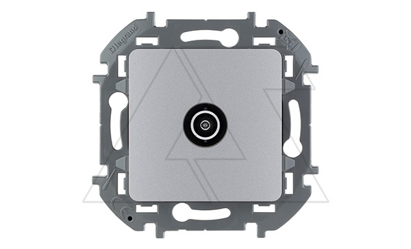 Inspiria - Розетка TV проходная 14дБ (алюминий)