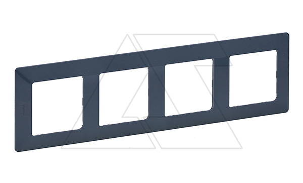 Valena Life - Рамка 4 поста верт/гориз, лазурь
