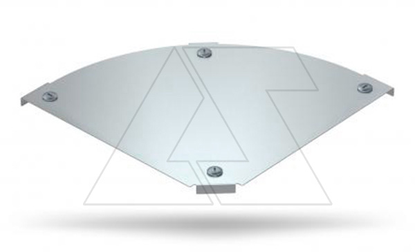 Крышка DFBM 90 100 FS секции угловой горизонтальной 90°, для лотка шириной 100мм, конв. оцинк.