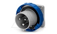 Разъем пром. силовой CEE встраиваемый, штекер, 32A, 2P+E 6h, 200_250VAC 50/60Hz, уст. 75x75mm, IP66/IP67/IP69, серия OPTIMA от интернет-магазина amperkin.by