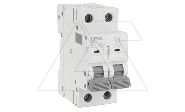 Авт. выключатель GYM9H-2P-4B, 2P, 4A, хар-ка B, 10kA, 2M
