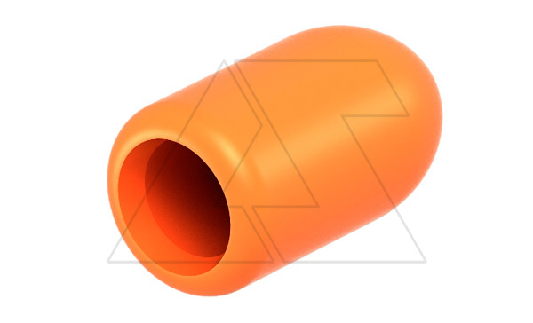Колпачок GR KS 3,9 OR защитный, для срезанных концов проволочного лотка под Ø3,9мм, оранжевый, полиэтилен