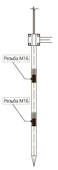 Комплект заземления глубинный, безмуфтовый, L=6000мм, Ø20мм от интернет-магазина amperkin.by