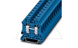 Клемма проходная UT 10 BU /10,2mm, винтовая, 2 присоед., 10(max 16)mm2, 57A, 1000V, синяя от интернет-магазина amperkin.by