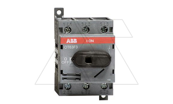 Выкл. нагрузки OT63F3, 63A 3P 3M рукоятка спереди