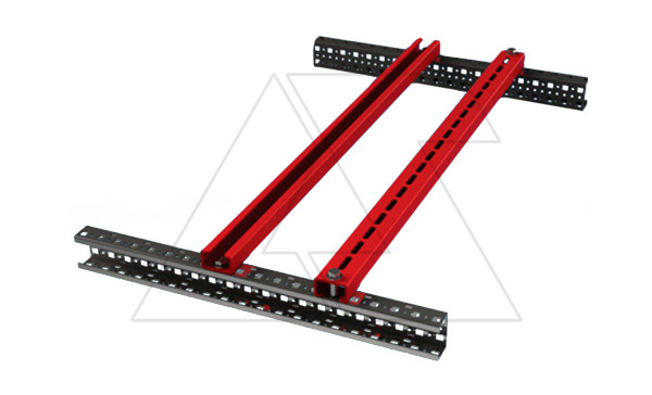 Профиль для тяжелого оборудования, длина 360мм, для щита глубиной 400мм, 2шт.