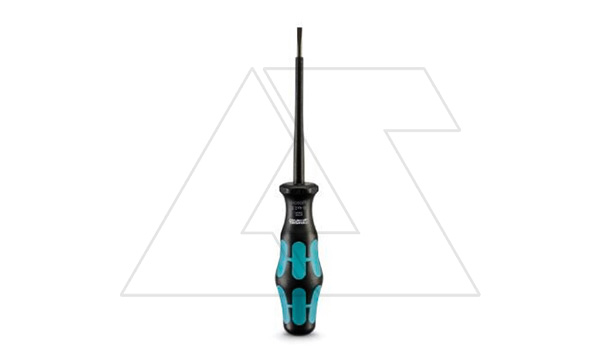 Отвертка SZS 0,4X2,5 VDE, шлиц прямой, размер 0,4x2,5x80mm, длина 161mm