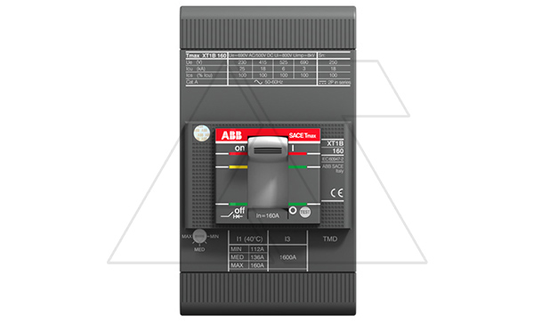 Авт. выключатель Tmax XT1C 160/16 TMD, 16A 3P 25kA It=0.7…1In Ie=450A
