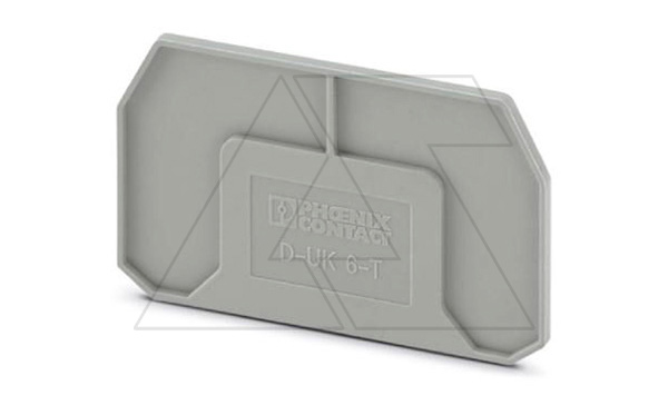 Крышка концевая D-UK 6-T /2,2mm, для винтовых клемм UK 6-T.., серая