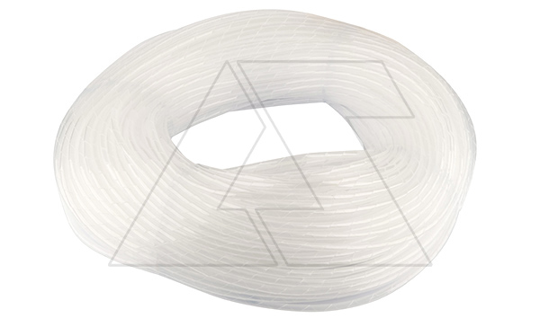 Оплетка спиральная №1, наруж. Ø 5,5...8.5мм, бухта 100м, белый