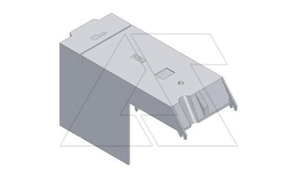 Поворотная защитная крышка CPUF185 для клемм типа D185(300), IP20, серый