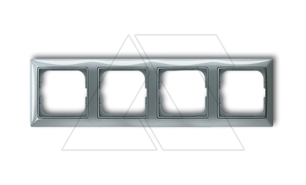 Basic 55 - Рамка на 4 поста (синий)