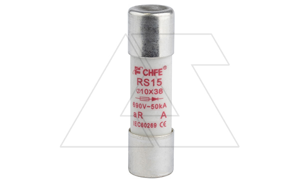 Вставка плавкая цилиндр. RS15, 32A, 690VAC, 50kA, 10x38mm, тип aR