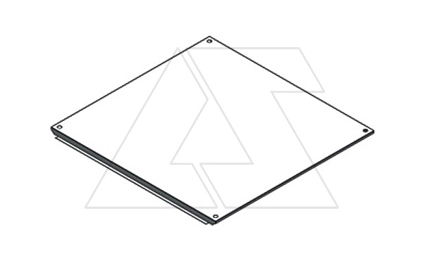 Крыша щита NEO 800x400мм (ШxГ), RAL7035, IP55