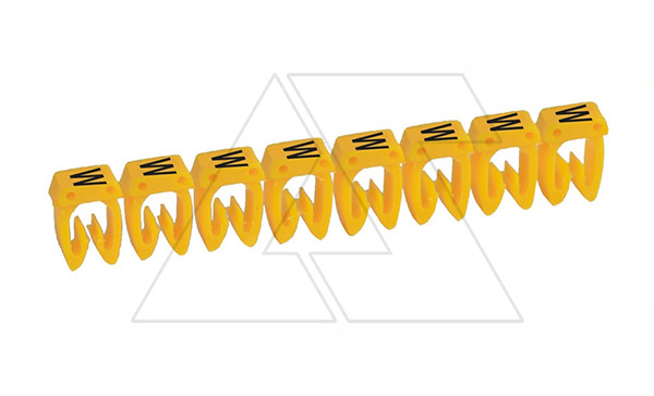 Маркер CAB3 d=0.5-1.5mm - "W" (упак.300 шт)