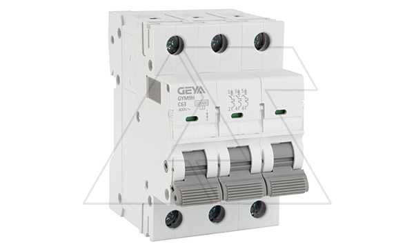 Авт. выключатель GYM9H-3P-63C, 3P, 63A, хар-ка C, 10kA, 3M
