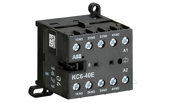 Реле мини-контакторное KC6-40E-01 24VDC, 4NO 4A-AC15