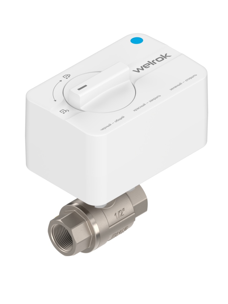 Шаровой кран с электроприводом Welrok sp нерж. DN25 (1")