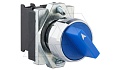 Переключатель PB1S, синий, 0-I, фиксация, 1NO, 6A 230VAC/24VDC, без подсветки, 22mm, IP65 от интернет-магазина amperkin.by