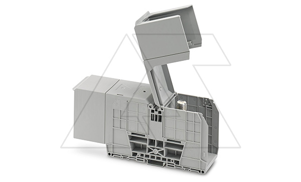 Клемма болтовая RBO 16-HC /54,8mm, 2 присоед., M16, 300mm2, 520A, 1000V, с защитными крышками, серая