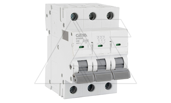 Авт. выключатель GYM9H-3P-40C, 3P, 40A, хар-ка C, 10kA, 3M