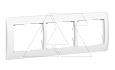 Galea Life - Рамка на 3 поста горизонтальная, White от интернет-магазина amperkin.by