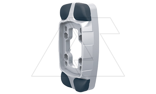 Держатель настенные ETR120, RAL7035/RAL5020, m=0,816кг