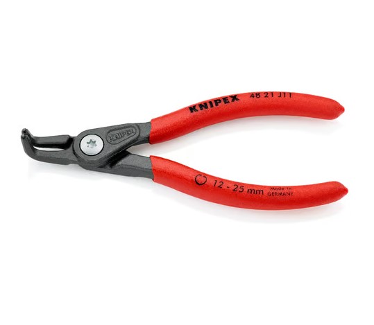 Щипцы прецизионные для внутренних стопорных колец, губки 90°, L-130 мм, Cr-V, чёрные, (KNIPEX)