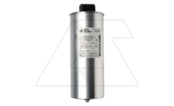 Конденсатор CSADG-0,44/60-HD, трехфазный, 60kVAr(440VAC), 50kVAr(400VAC), c MKP заполненный газом, клеммник S=35mm², тяжелый режим, IP20
