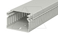 Перфокороб LK4 40060, органайзер для шкафов, 40 x 60 мм (глубина х ширина крышки), L=2000мм, RAL 7030 серый от интернет-магазина amperkin.by