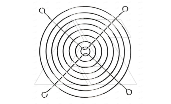 Решетка защитная MGF для вентилятора 80x80мм, сталь