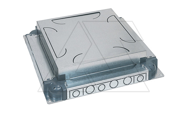Коробка встраиваемая для заливки в бетон 16M, H=50-70мм., металл.