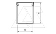 Перфокороб LK4 40080, органайзер для шкафов, 40 x 80 мм (глубина х ширина крышки), L=2000мм, RAL 7030 серый от интернет-магазина amperkin.by