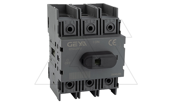 Выкл. нагрузки OTG-125F3, 125A 3P рукоятка спереди