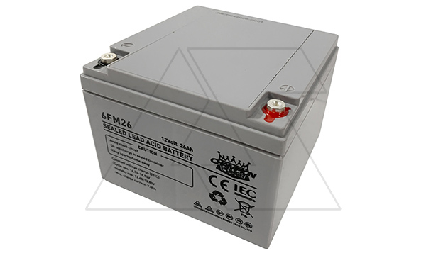 Батарея аккумуляторная Champion Power 6FM26, F3(M5), 12V/26Ah, 165х175х125 ДхШхВ, 10 лет
