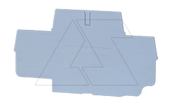 Крышка концевая EPCPDLK2.5 /1,5mm, для клемм CPDLK2.5,CPDLKFT2.5, серая