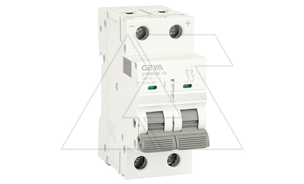 Авт. выкл. GYM9HDC-2P-4C, 2P, 4A, хар-ка C, 6kA, 250VDC, 2M