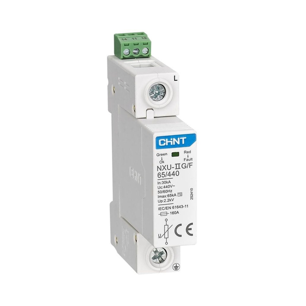 УЗИП NXU-IIG/F 1P In=30кА Im=65кА Uc=440B (класс II)