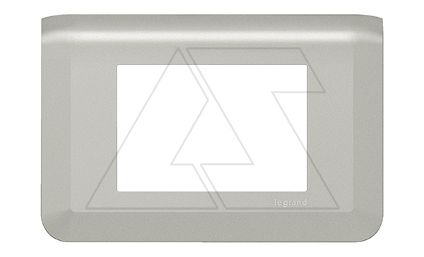 Mosaic - Рамка 3М, горизонтальная, алюминий (суппорт 80259)