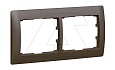 Galea Life - Рамка на 2 поста горизонтальная, Dark Bronze от интернет-магазина amperkin.by