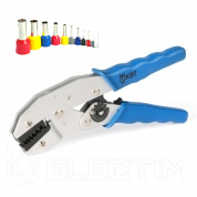 CTA-02 Кримпер для обжима втулочных наконечников сечением 0.25-6 мм